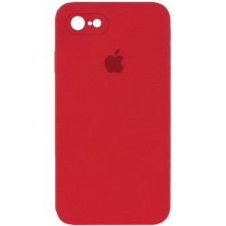 Silicone Case Full Camera для iPhone 7/8/SE 2020 Red