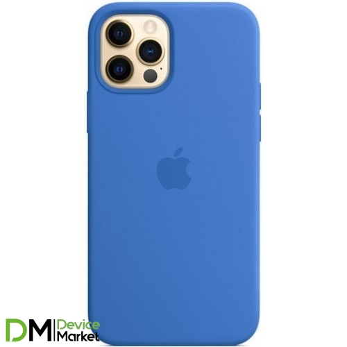 Silicone Case для iPhone 12/12 Pro Capri Blue