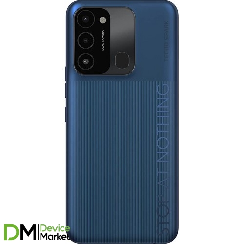 Смартфон Tecno Spark Go 2022 (KG5m) 2/32Gb NFC Dual SIM Atlantic Blue UA