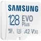 Карта пам'яті Samsung Evo Plus microSDXC 128GB Class 10 UHS-I U3 V30 + SD-adapter (MB-MC128KA/EU) - Фото 5