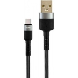 USB кабель Type-C Hoco DU46 1m Black