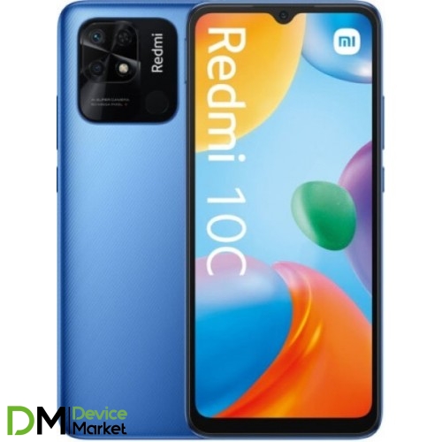 Смартфон Xiaomi Redmi 10C 4/128GB NFC Ocean Blue Global UA