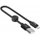 Кабель Hoco X35 Premium USB to Lighning 0.25m Black - Фото 2