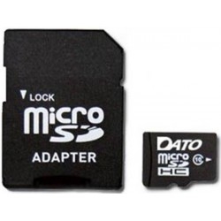Карта пам'яті Dato microSDHC 128GB UHS-I Clack 10 + SD-adapter (DTTF128GUIC10)