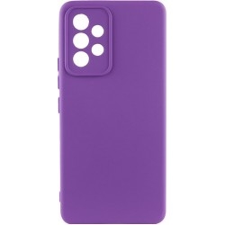 Чохол Silicone Cover Lakshmi Full Camera для Samsung A73 A736 Purple