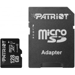 Карта памяти Patriot LX microSDXC 128GB UHS-I Class 10 + SD-adapter (PSF128GMCSDXC10)