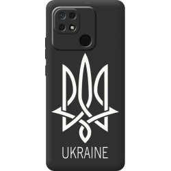 Чохол BoxFace для Xiaomi Redmi 10C/Poco C40 Тризуб монограма Ukraine