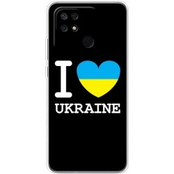 Чохол BoxFace для Xiaomi Redmi 10C/Poco C40 I love Ukraine