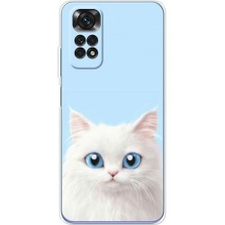Чохол BoxFace для Xiaomi Redmi Note 11/Note 11s White Cat
