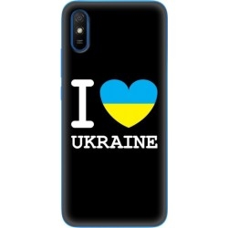 Чохол BoxFace для Xiaomi Redmi 9A I love Ukraine