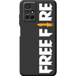Чехол BoxFace для Xiaomi Redmi 10/Note 11 4G Free Fire White Logo