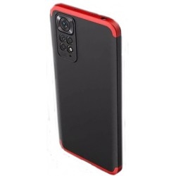 Чехол GKK Dual Armor для Xiaomi Redmi Note 11/Note 11s Black/Red