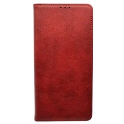 Чохол-книжка Leather Fold для Xiaomi Redmi 10C/Poco C40 Wine Red