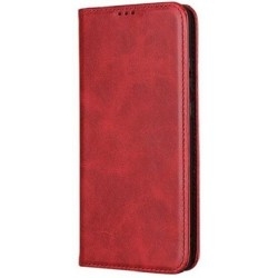 Чехол-книжка Leather Fold для Xiaomi Redmi Note 11/Note 11s Wine Red
