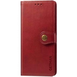 Чехол-книжка Getman Gallant для Xiaomi Redmi Note 11/Note 11s Красный