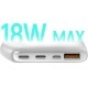 Power Bank ColorWay Soft Touch 10000mAh White (CW-PB100LPE3WT-PD) - Фото 4