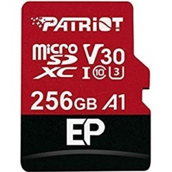 Карта памяти Patriot EP Micro SDXC 256GB UHS-I/U3 Class 10 A1 + SD-адаптер (PEF256GEP31MCX)