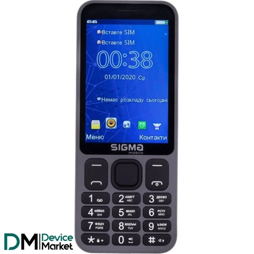 Телефон Sigma mobile X-Style 351 Lider Grey