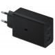 Мережевий зарядний пристрій Samsung Trio 65W 2Type-C+USB Black (EP-T6530NBEGRU) - Фото 1