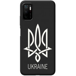Чехол Boxface для Xiaomi Redmi Note 10 5G/Note 11SE 5G/Poco M3 Pro Тризуб Монограма Ukraine