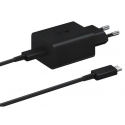 Сетевое зарядное устройство Samsung Compact Power Adapter 45W Type-C + cable Type-C Black (EP-T4510XBEGRU)