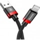 Кабель Baseus Cafule USB to Lightning 1.5A 2m Red/Black