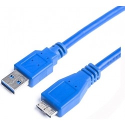 Кабель ProLogix USB 3.0 AM/MicroBM, 0,5м, Синій (PR-USB-P-12-30-05m)