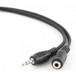 Аудио-кабель Cablexpert 3.5мм (M) – 3.5мм (F) 2 м Черный (CCA-423-2M)