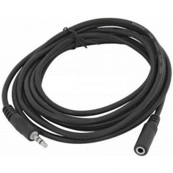 Аудио-кабель Atcom mini-jack 3.5мм(M)-mini-jack 3.5мм(F) 1,8м, Black (16847)