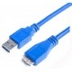 Кабель ProLogix USB 3.0 AM/MicroBM, 1,8м, Синій (PR-USB-P-12-30-18m) - Фото 1