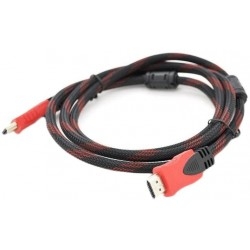 Кабель Merlion HDMI-HDMI, 1.8м Black/Red (YT-HDMI(M)/(M)NY/RD-1.8m/00257)