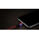 Кабель AUFU LED USB to Type-C magnetic 1m Black - Фото 4