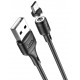 Кабель Hoco X52 Sereno USB to Micro 1m Black - Фото 1