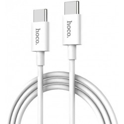 USB кабель Type-C to Type-C Hoco X23 Skilled White