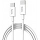 USB кабель Type-C to Type-C Hoco X23 Skilled White - Фото 1