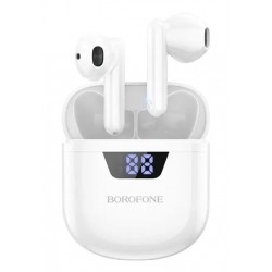Bluetooth-гарнітура Borofone BW05 Pure Tone True TWS White