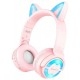 Bluetooth-гарнитура Borofone BO15 Cat Ear Girl Pink - Фото 2