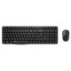 Комплект (клавіатура, мишка) Rapoo X1800S Combo Wireless Black