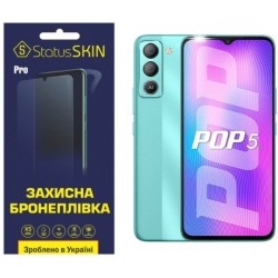 Поліуретанова плівка StatusSKIN Pro для Tecno Pop 5 LTE Матова