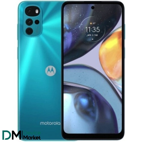 Смартфон Motorola Moto G22 4/128GB NFC Iceberg Blue Global UA