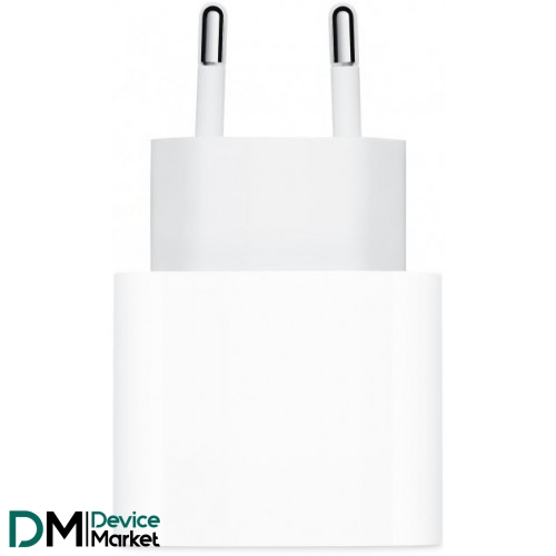 Мережевий зарядний пристрій Apple Power Adapter 20W USB-C High Copy White (MHJE3ZM/A)