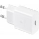 Сетевое зарядное устройство Samsung Power Adapter 15W Type-C + cable Type-C White (EP-T1510XWEGEU) - Фото 3