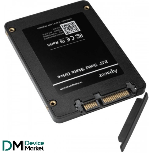 Накопичувач SSD 480GB Apacer AS340 2.5 7mm SATAIII Standard (AP480GAS340G-1)