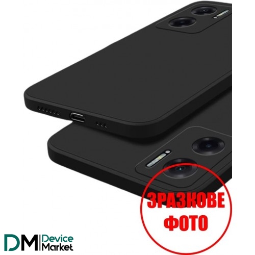 Чехол Square Silicone для Xiaomi Redmi Note 11 Pro/11 Pro 5G/11E Pro 5G Black