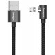 Кабель Essager 2 in 1 USB to Micro magnetic 2.4A 1m Black - Фото 1
