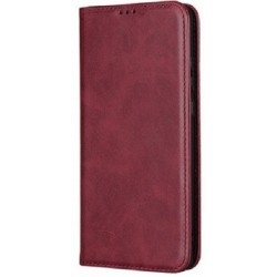 Чохол-книжка Leather Fold для Xiaomi Redmi 9A Wine Red