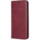Чехол-книжка Leather Fold для Xiaomi Redmi 9A Wine Red