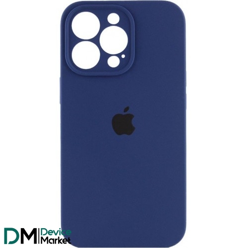 Чохол Silicone Case Full Camera для iPhone 14 Pro Max Deep Navy
