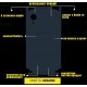 Защитная виниловая пленка StatusSKIN на корпус телефона (Соты синие) - Фото 2