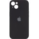 Чехол Silicone Case Full Camera для iPhone 14 Black - Фото 1